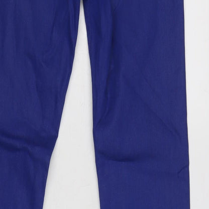 D-XEL Womens Black Cotton Blend Tapered Jeans Size 26 in L30 in Extra-Slim Zip