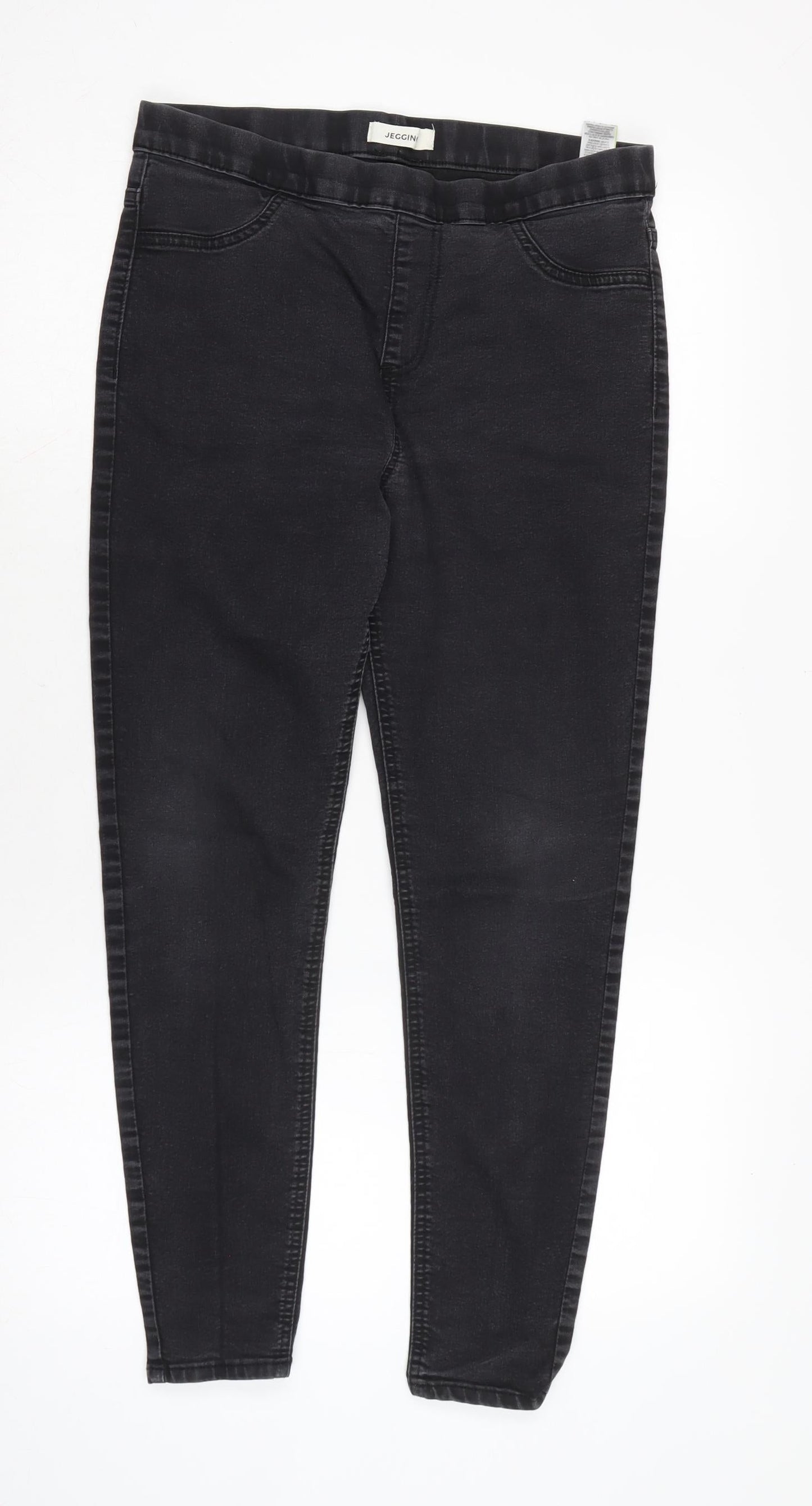 Womens UK Size 14 Marks and Spencer Regular Fit Straight Grey Jeans