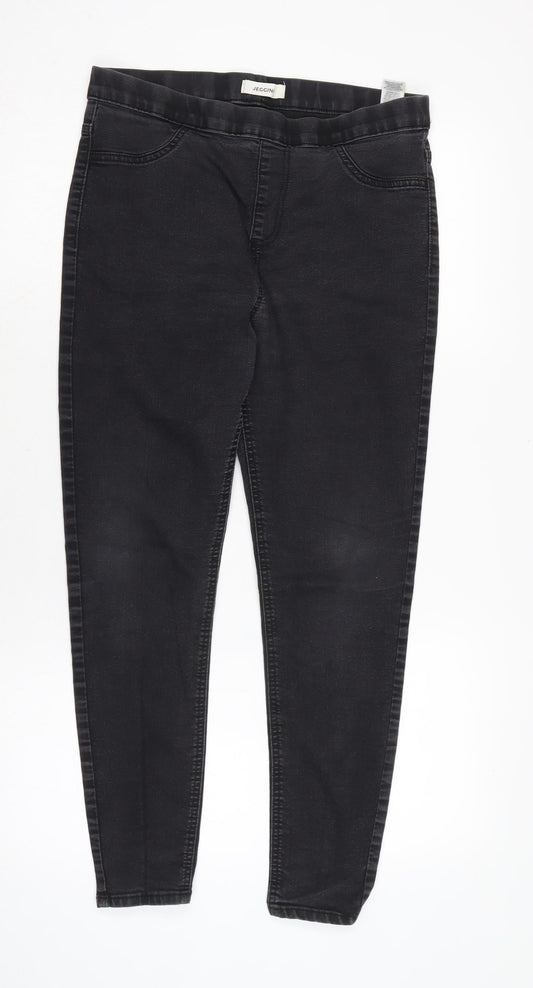 Womens UK Size 14 Marks and Spencer Regular Fit Straight Grey Jeans