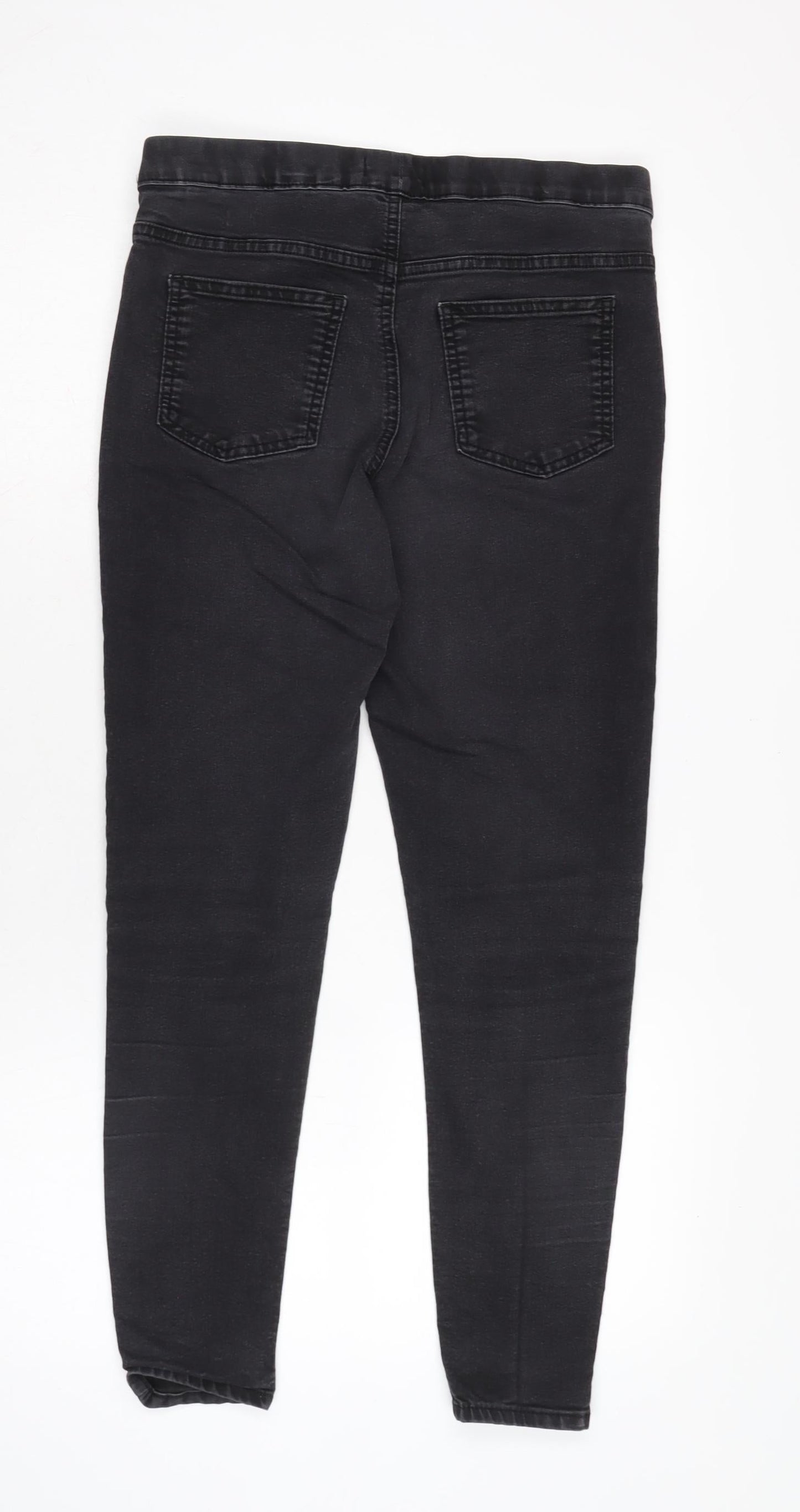 Womens UK Size 14 Marks and Spencer Regular Fit Straight Grey Jeans