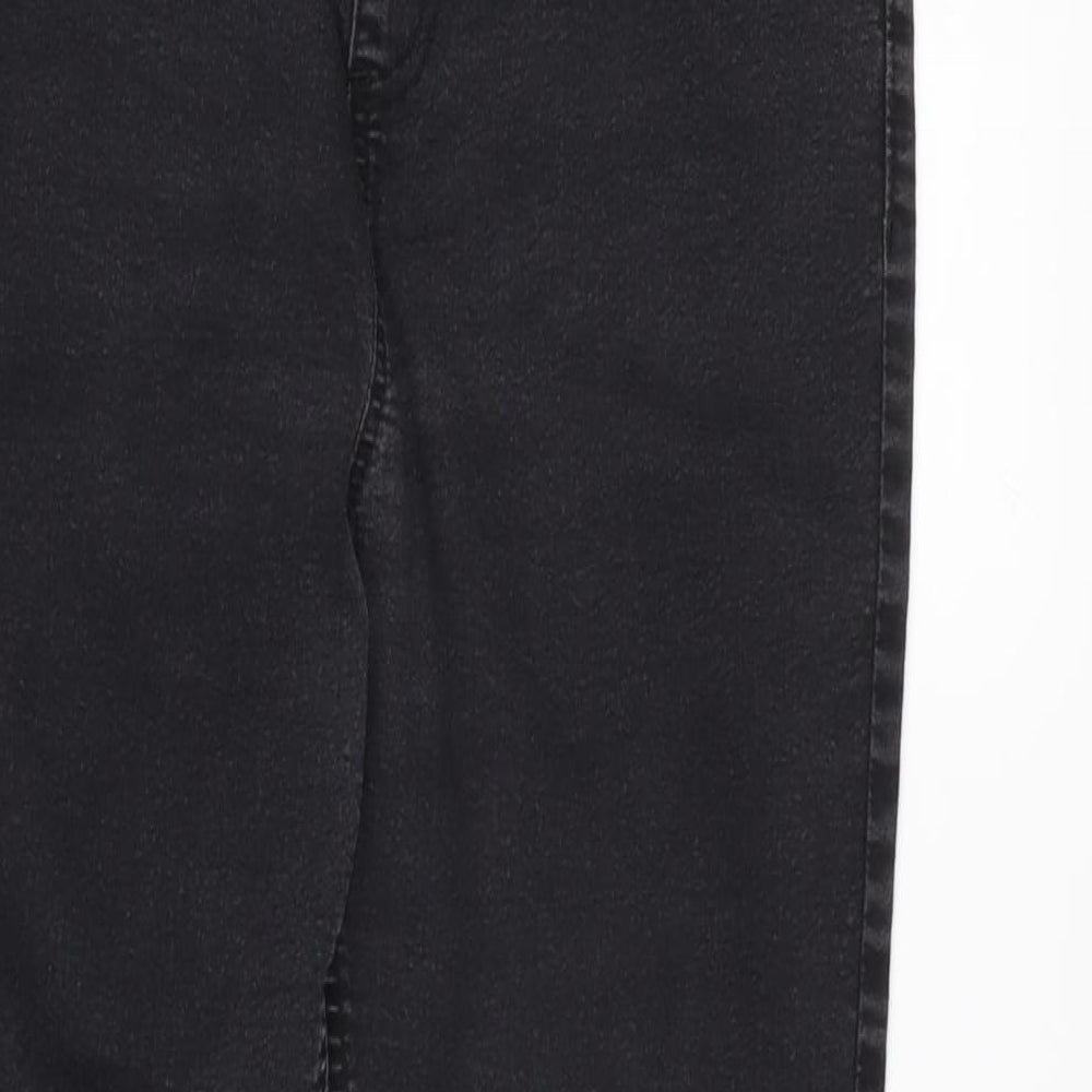 Womens UK Size 14 Marks and Spencer Regular Fit Straight Grey Jeans