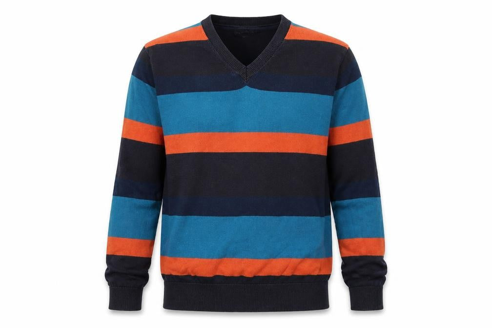 Mens UK Size S French Connection Multicoloured Pullover Jumper