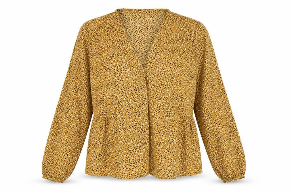 Womens UK Size One Size Passport Multicoloured Basic Blouse