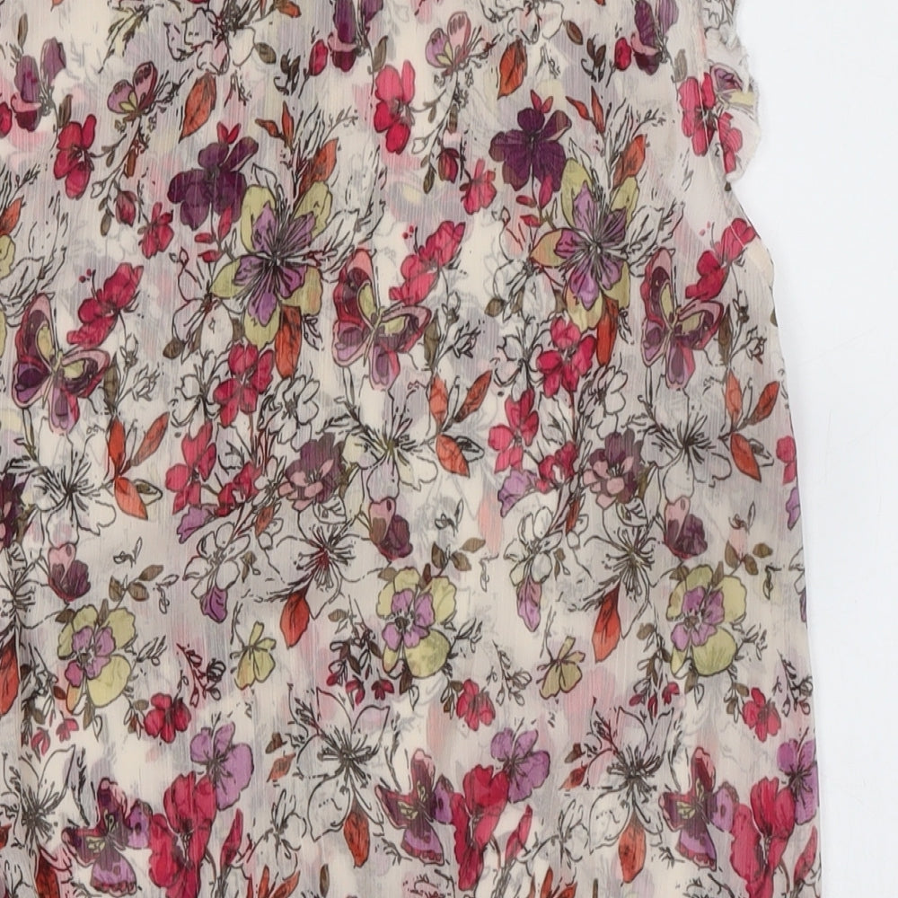 Womens UK Size 14 Casual collection Multicoloured Basic Blouse