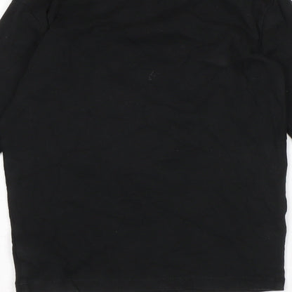 Gap Girls Black Solid Cotton Top Pyjama Top Size 10 Years