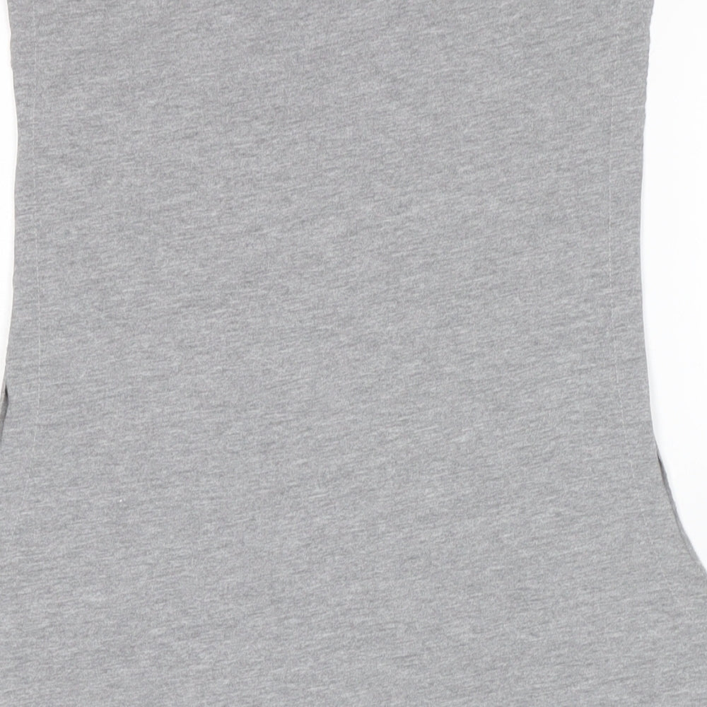 MP Mens Grey Cotton T-Shirt Size S Crew Neck