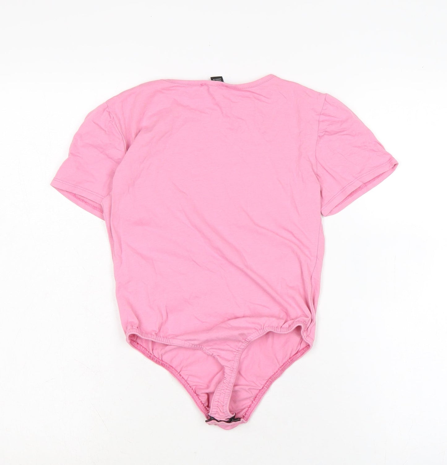 Womens UK Size 10 PRETTYLITTLETHING Pink Basic T-Shirt