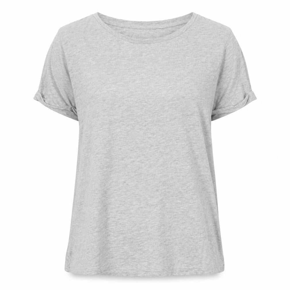 Womens UK Size L Brave Soul Grey Basic Polo
