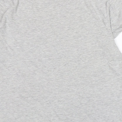Womens UK Size L Brave Soul Grey Basic Polo