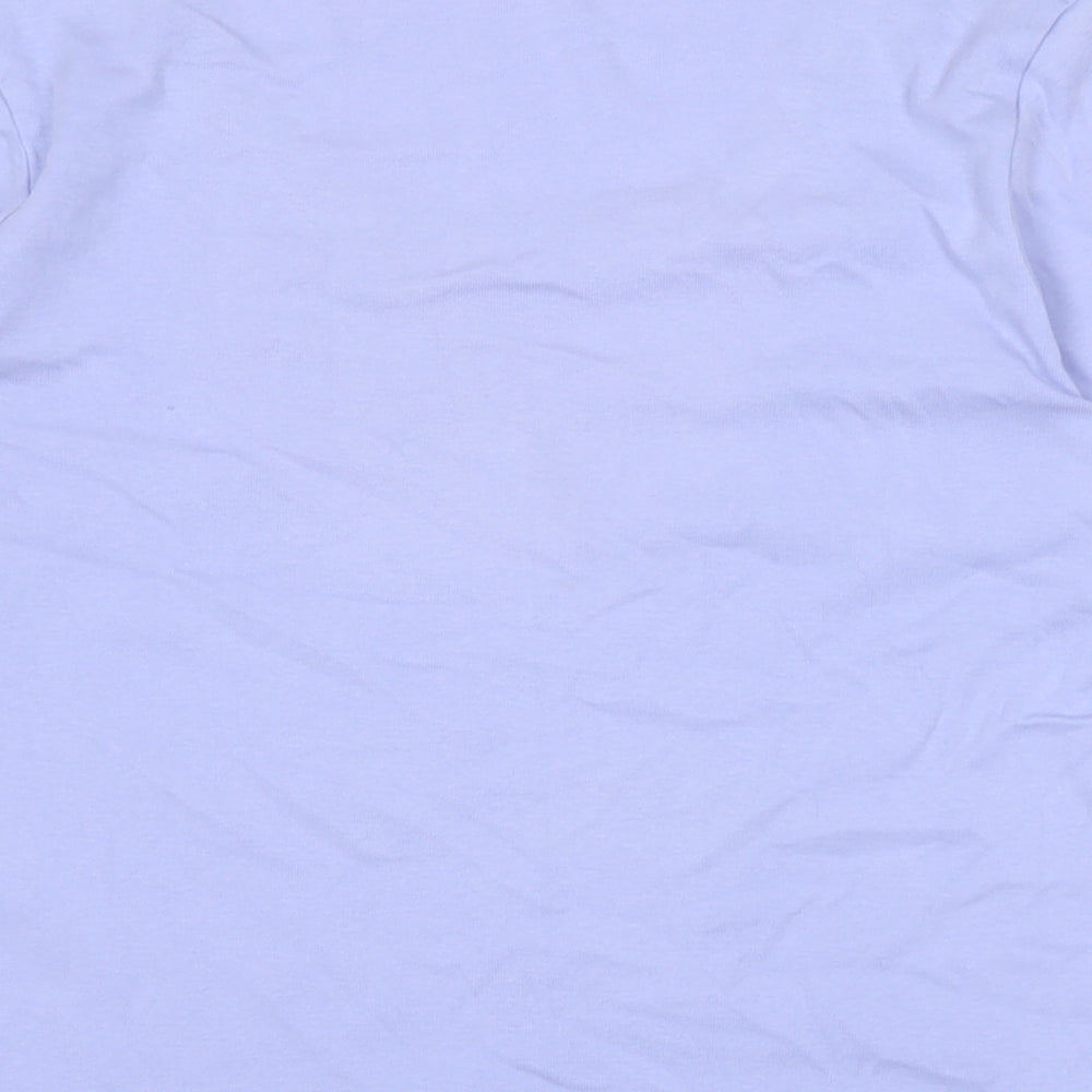 Womens UK Size 14 Marks and Spencer Purple Basic T-Shirt