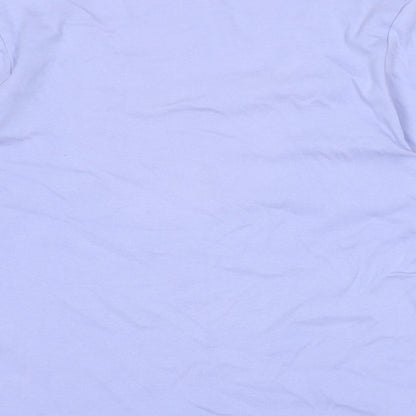 Womens UK Size 14 Marks and Spencer Purple Basic T-Shirt