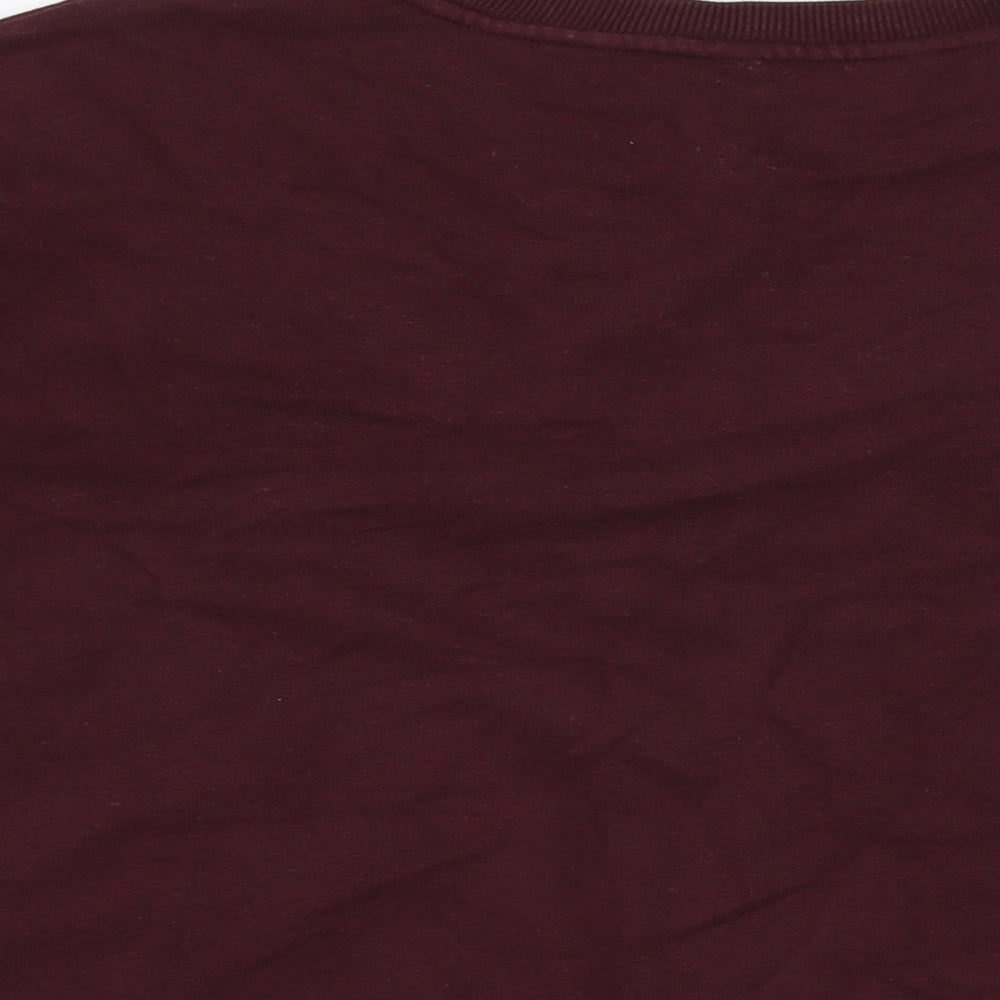 Womens UK Size L Marks and Spencer Red Pullover Sweatshirt