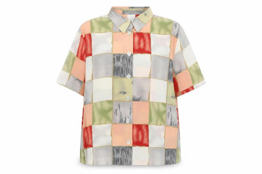 Womens UK Size 16 C&A Multicoloured Basic Button-Up