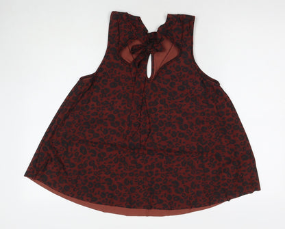 Womens UK Size M NEXT Brown Basic Tank