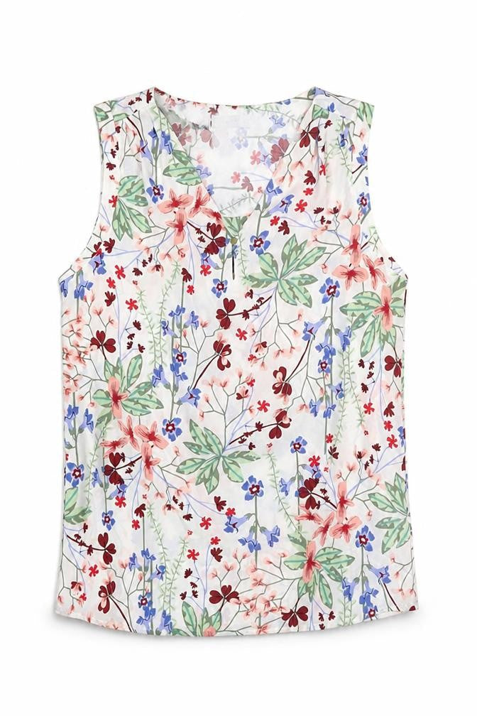 Womens UK Size 10 NEXT White Basic Tank