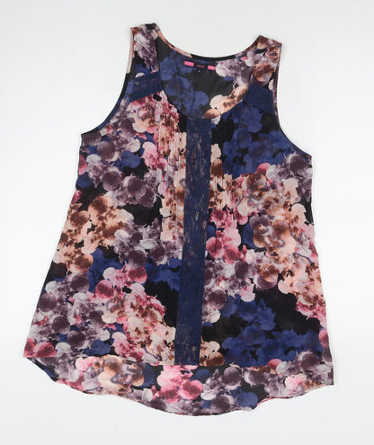 Womens UK Size 10 NEXT Multicoloured Basic Blouse