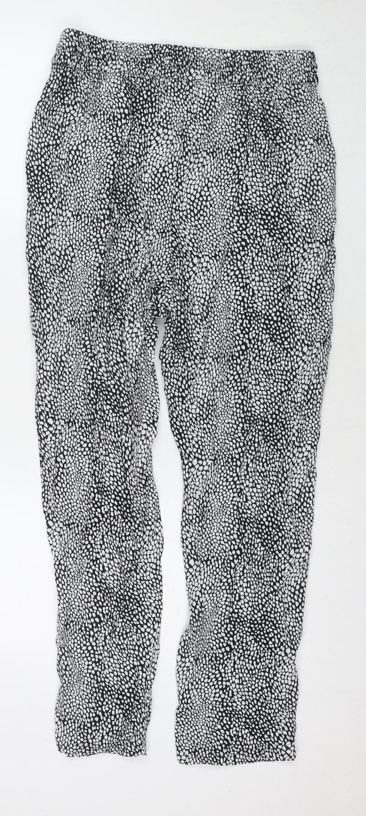 Womens UK Size 10 Marks and Spencer Regular Fit  Black Trousers