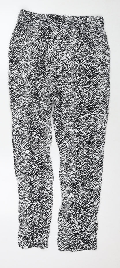 Womens UK Size 10 Marks and Spencer Regular Fit  Black Trousers