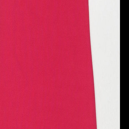 I SAW IT FIRST Womens Pink Polyester Bodycon Size 6 Round Neck Pullover
