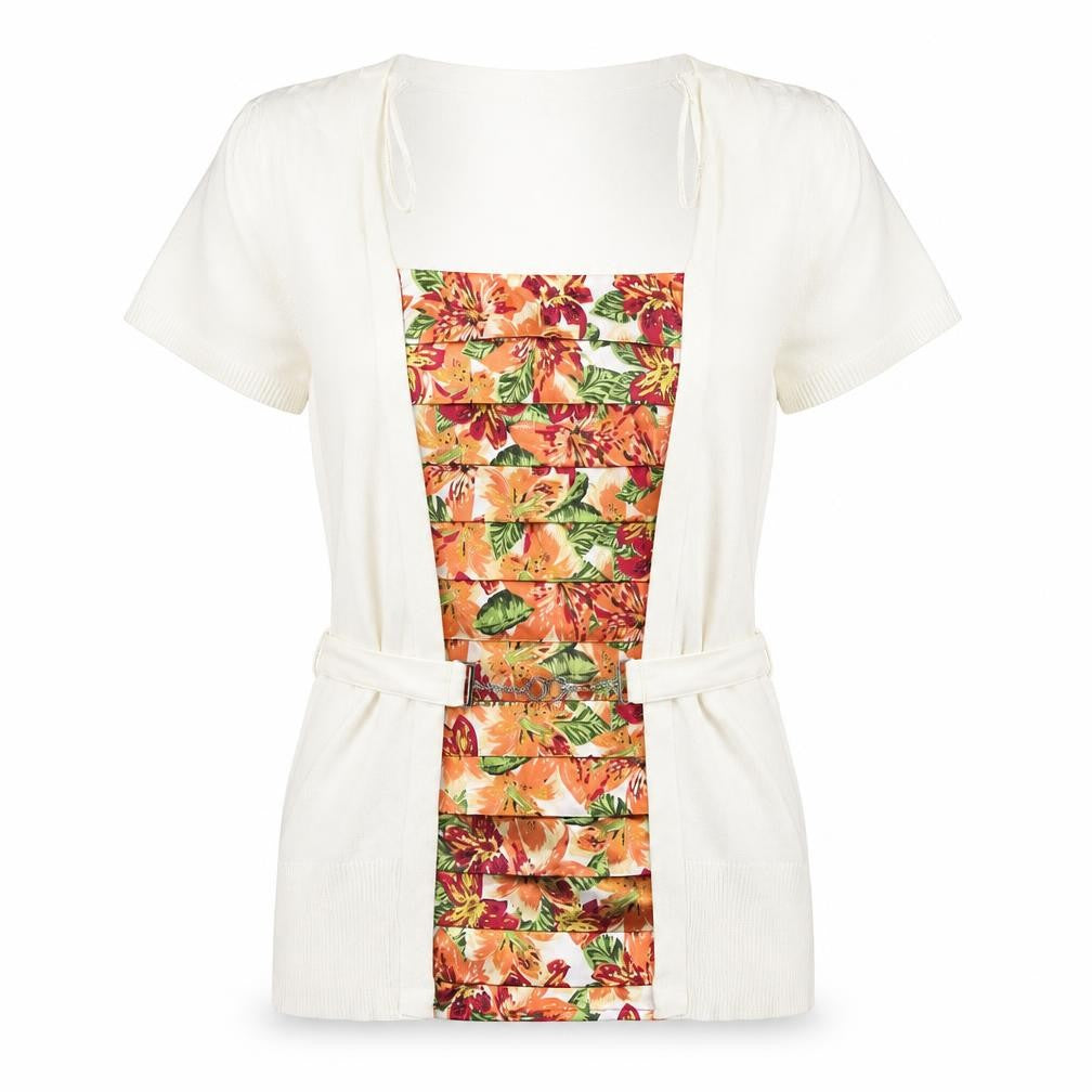 Womens UK Size 14 Julien Macdonald White Basic Blouse