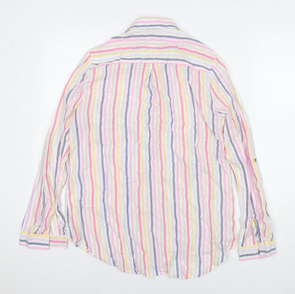 Womens UK Size 12 Marks and Spencer Multicoloured Basic Button-Up