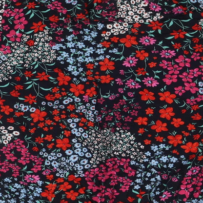 Womens UK Size 10 M&Co Multicoloured Basic Blouse