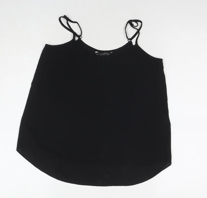 Womens UK Size 6 Dorothy Perkins Black Basic Tank