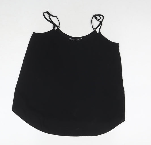 Womens UK Size 6 Dorothy Perkins Black Basic Tank