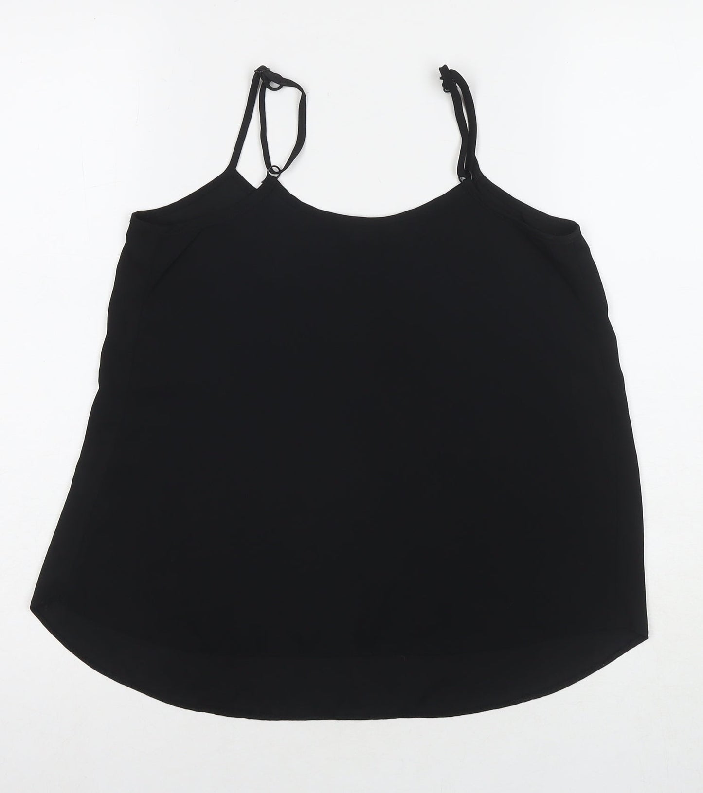Womens UK Size 6 Dorothy Perkins Black Basic Tank