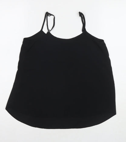 Womens UK Size 6 Dorothy Perkins Black Basic Tank