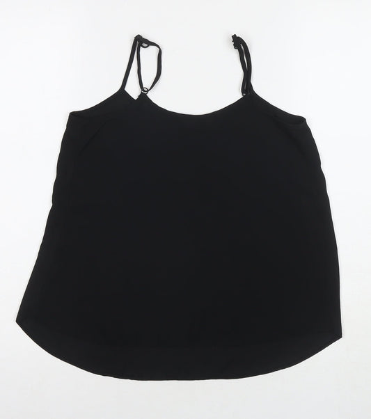 Womens UK Size 6 Dorothy Perkins Black Basic Tank