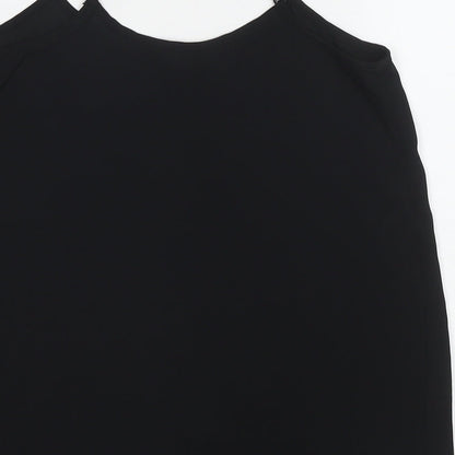 Womens UK Size 6 Dorothy Perkins Black Basic Tank