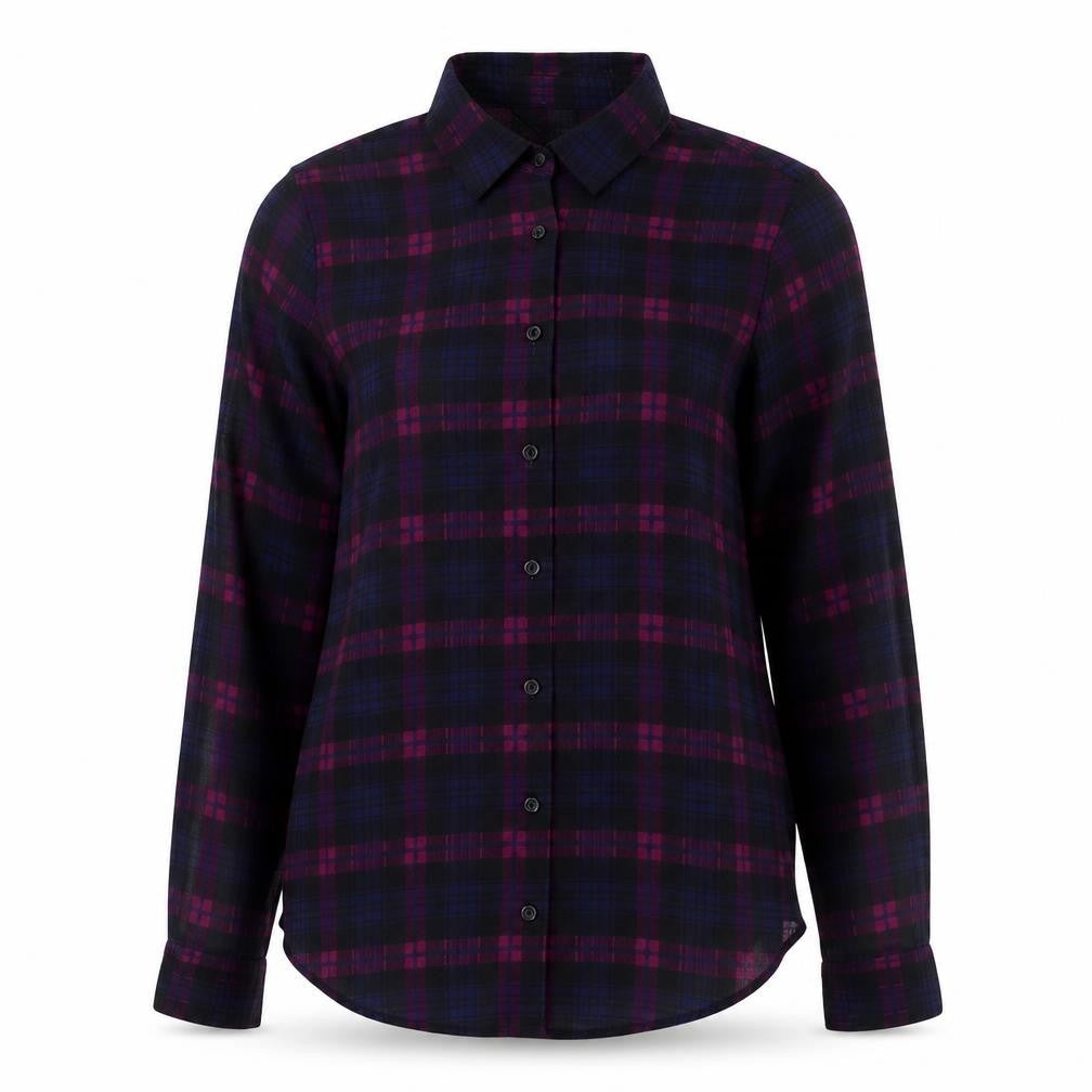 Womens UK Size 8 PRETTYLITTLETHING Blue Basic Button-Up