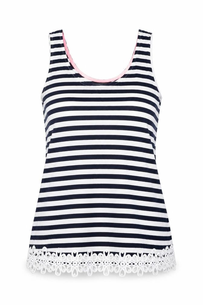 Womens UK Size 12 Dorothy Perkins Blue Basic Tank