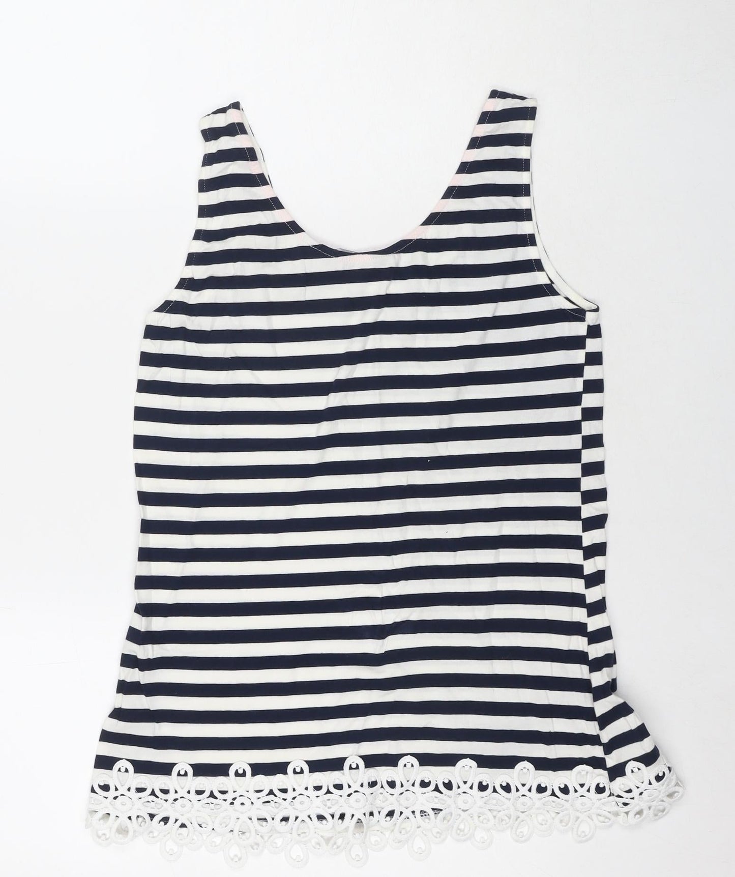 Womens UK Size 12 Dorothy Perkins Blue Basic Tank