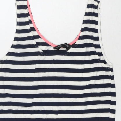Womens UK Size 12 Dorothy Perkins Blue Basic Tank