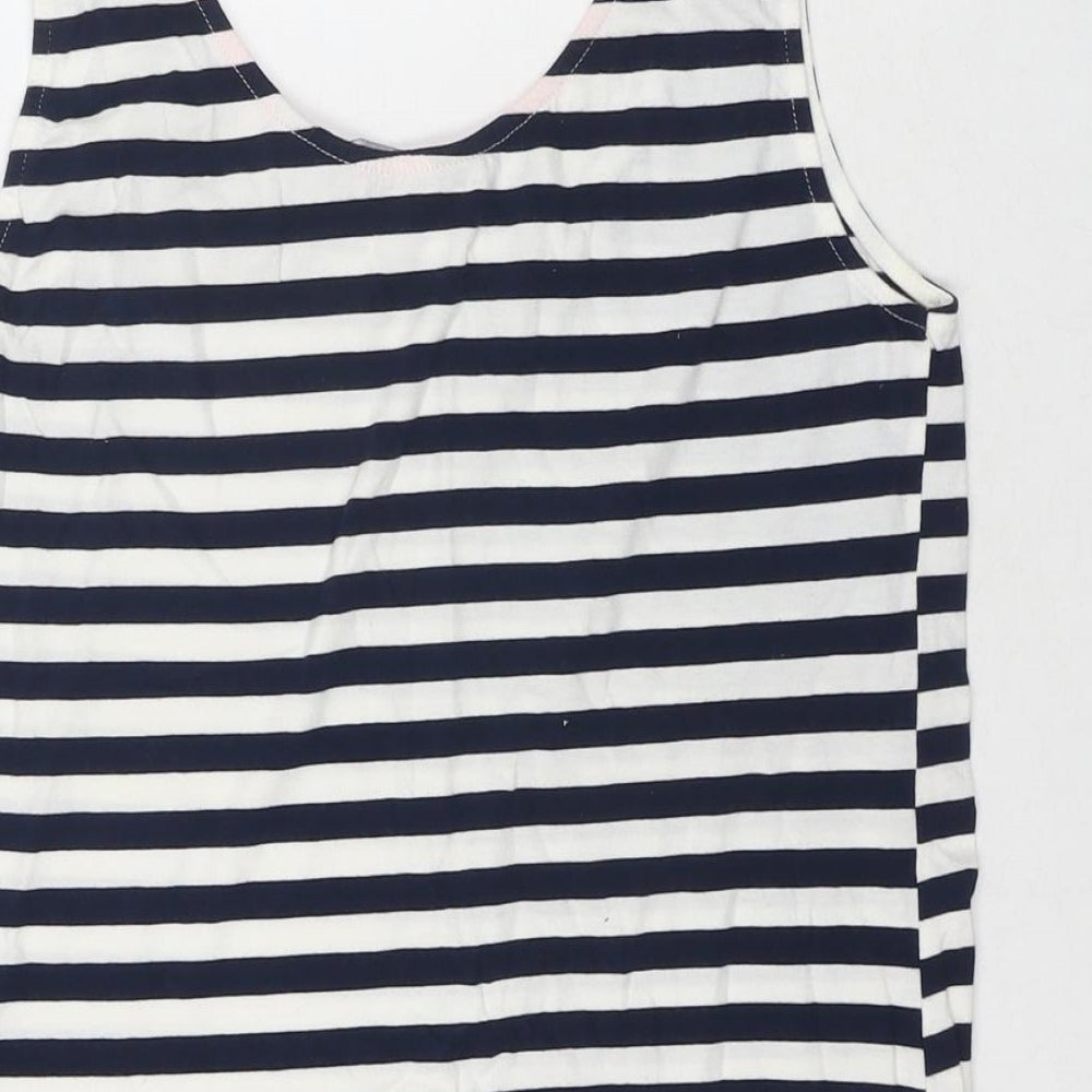 Womens UK Size 12 Dorothy Perkins Blue Basic Tank