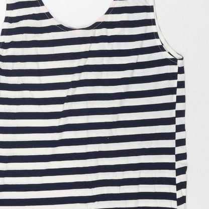 Womens UK Size 12 Dorothy Perkins Blue Basic Tank