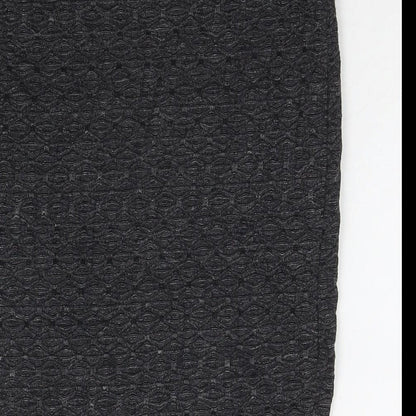 Fransa Womens Grey Viscose A-Line Skirt Size S