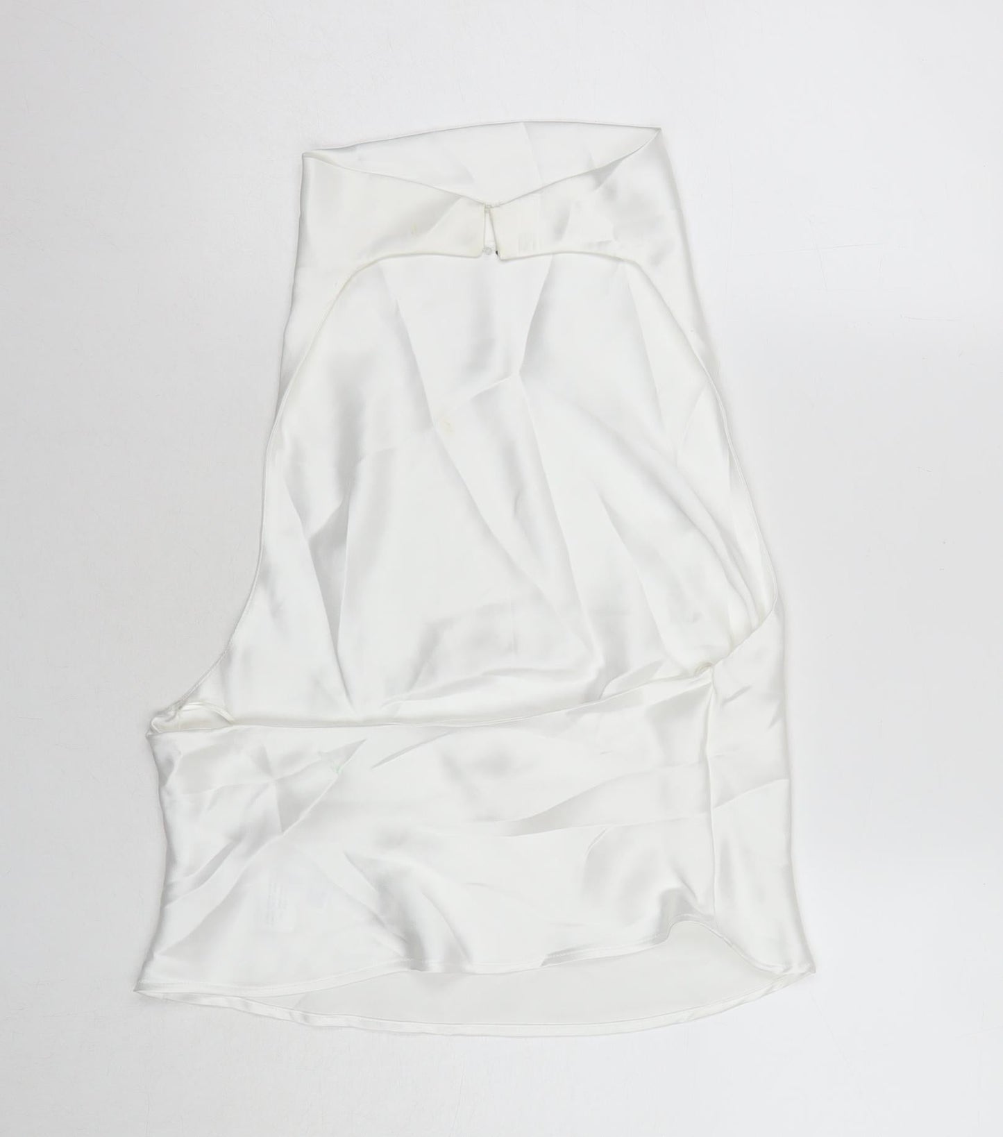 Womens UK Size S Zara White Basic Tank