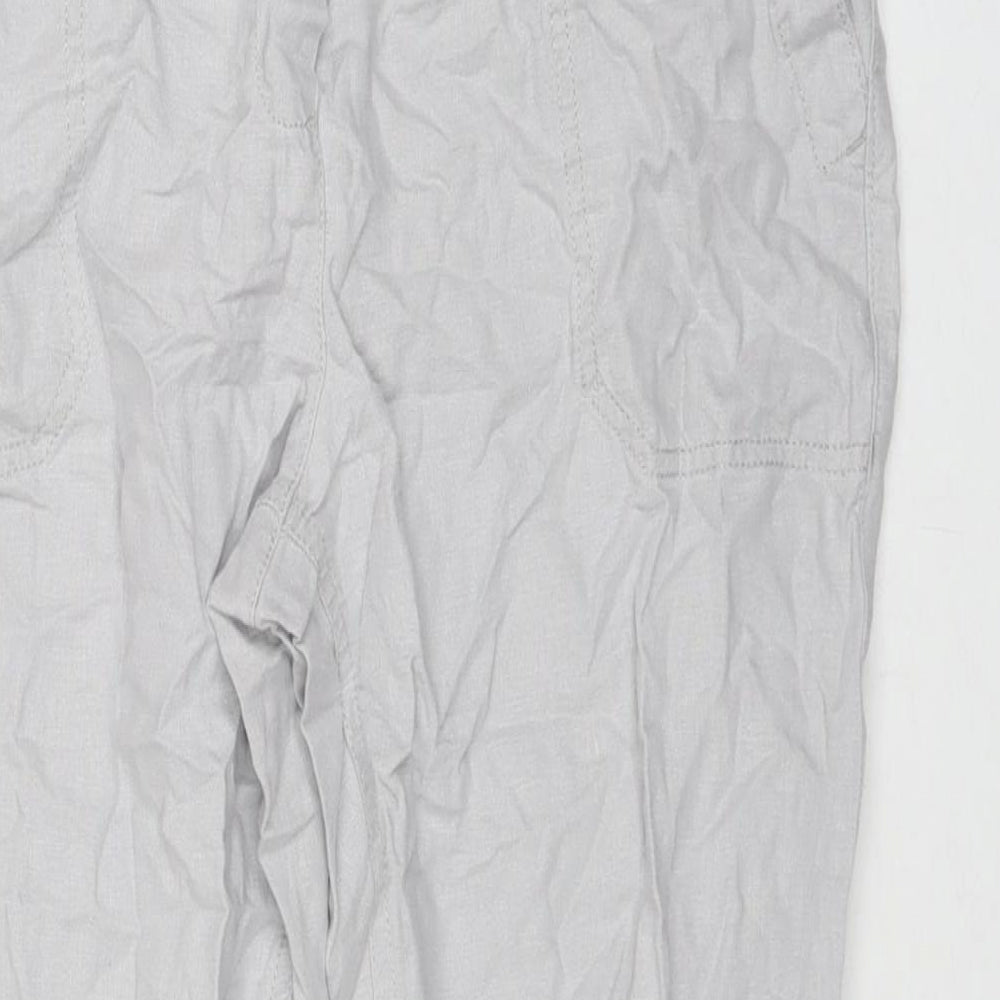Womens UK Size 10 NEXT Regular Fit  Grey Trousers