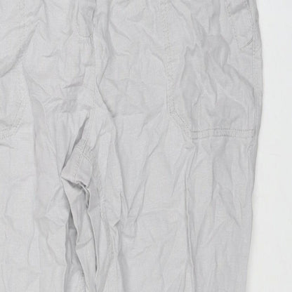 Womens UK Size 10 NEXT Regular Fit  Grey Trousers