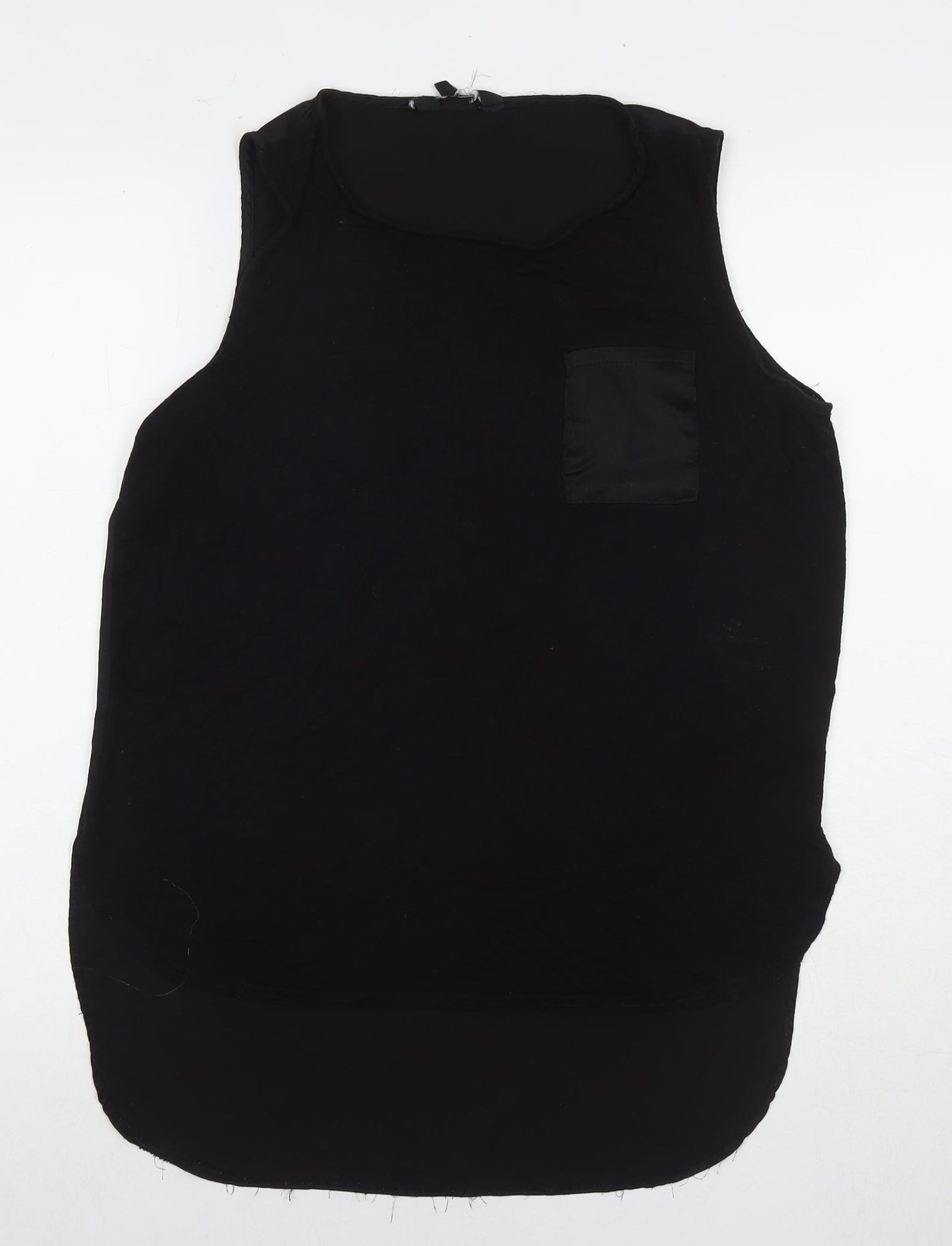 Womens UK Size 12 New Look Black Basic Tank