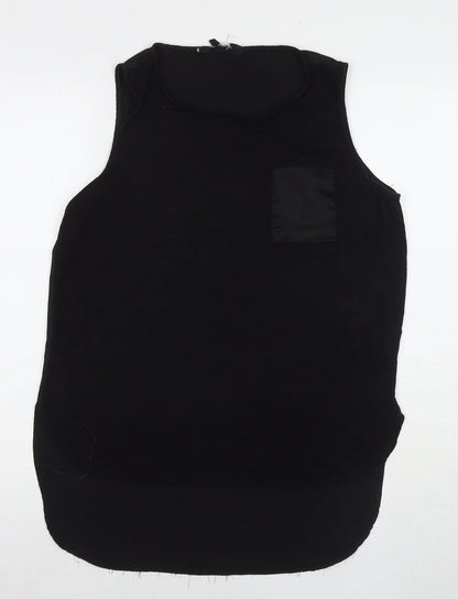 Womens UK Size 12 New Look Black Basic Tank