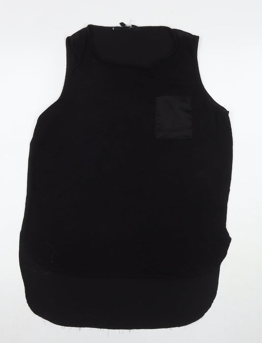 Womens UK Size 12 New Look Black Basic Tank