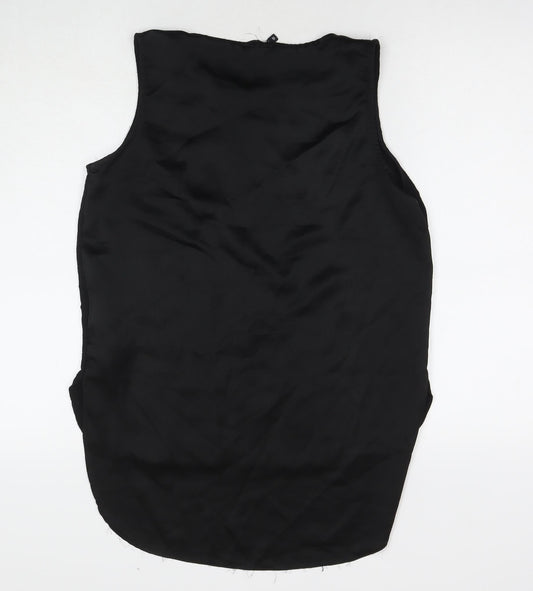Womens UK Size 12 New Look Black Basic Tank