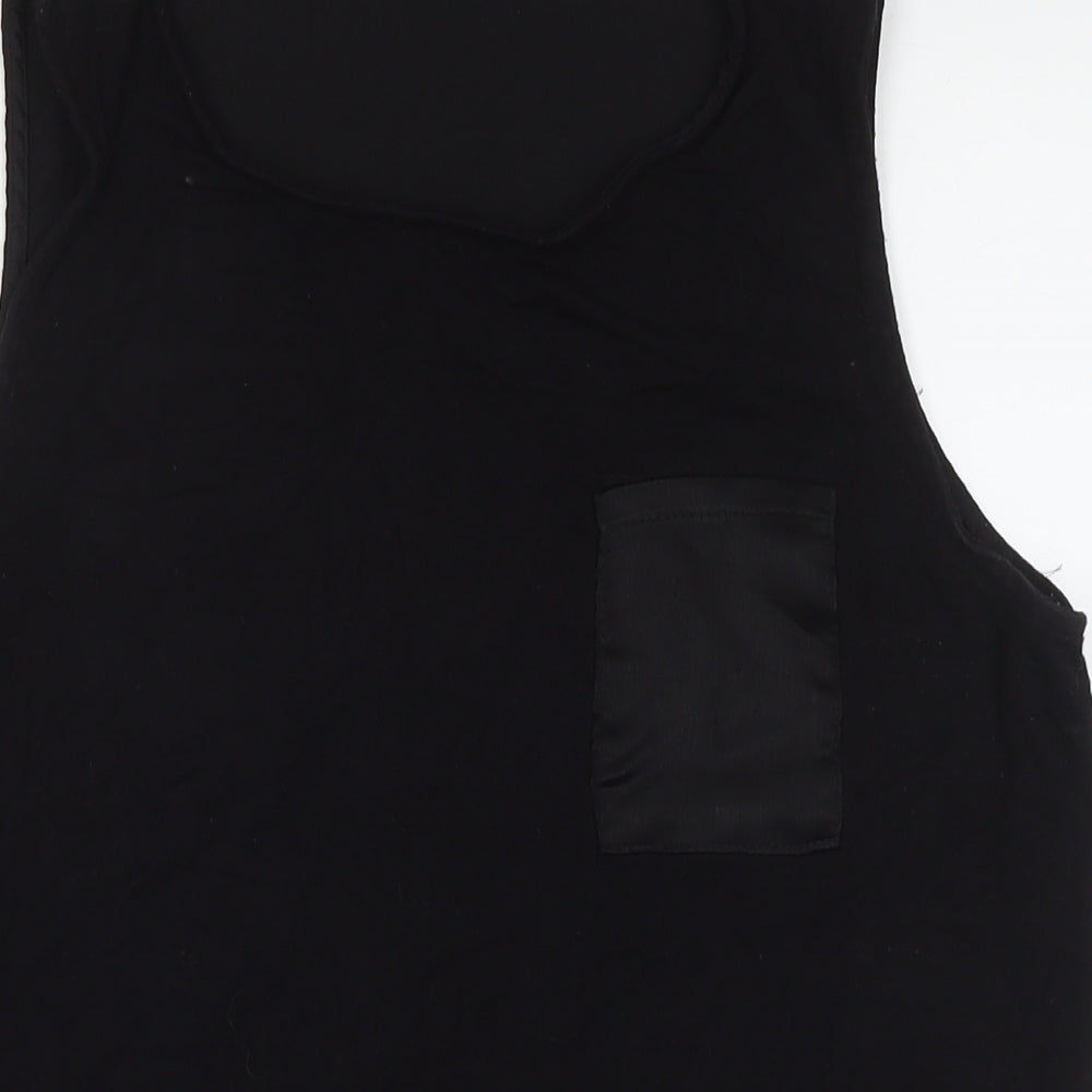 Womens UK Size 12 New Look Black Basic Tank