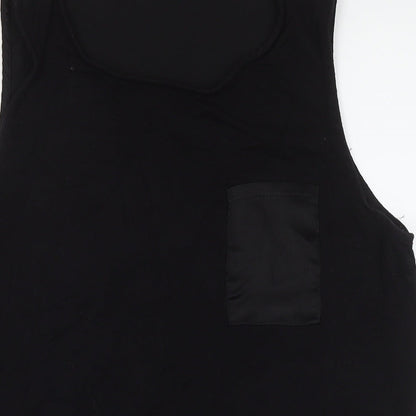 Womens UK Size 12 New Look Black Basic Tank