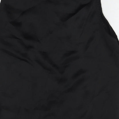 Womens UK Size 12 New Look Black Basic Tank