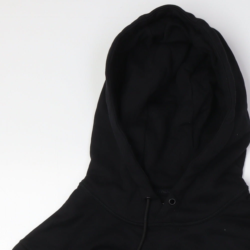 Sculptmode Mens Black Cotton Pullover Hoodie Size XS